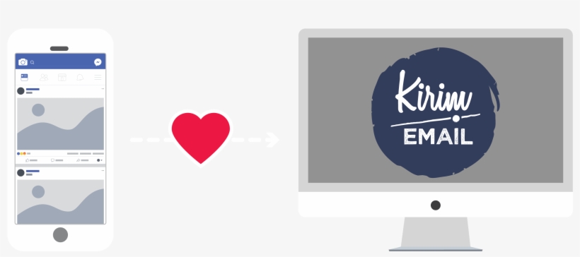 Email The “soulmate” Of Facebook Ads - Tittle, transparent png download