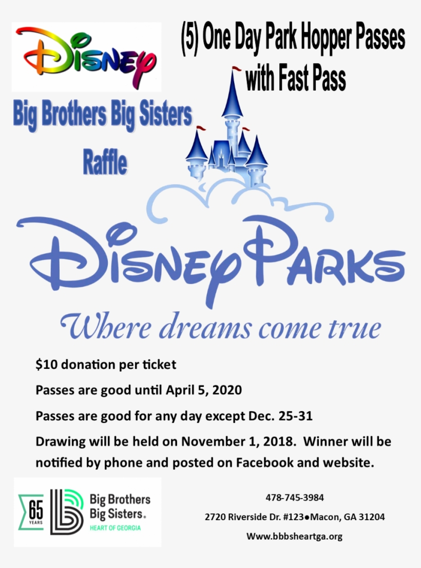 1 At 4pm And Winner Will Be Notified By Phone And Posted - Disney Parks Logo, transparent png download