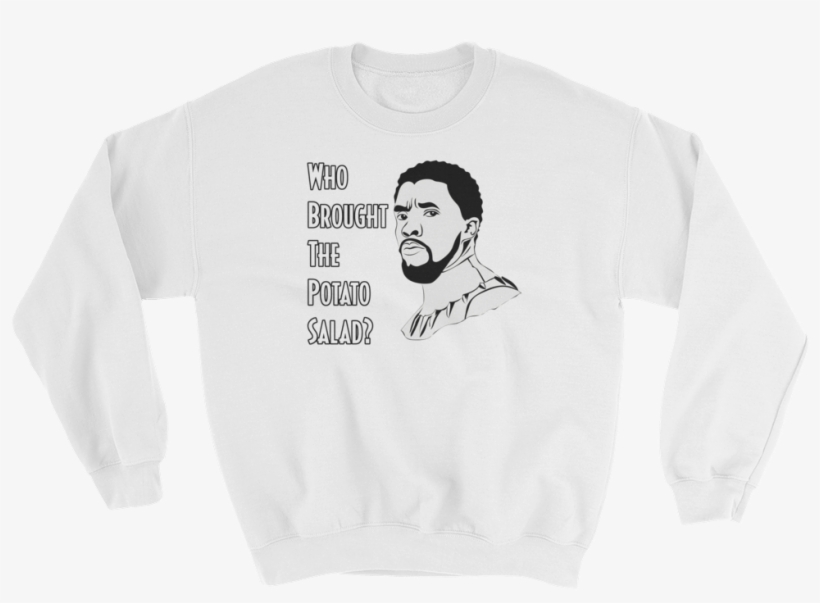 T'challa Potato Salad Sweatshirt - Long-sleeved T-shirt, transparent png download