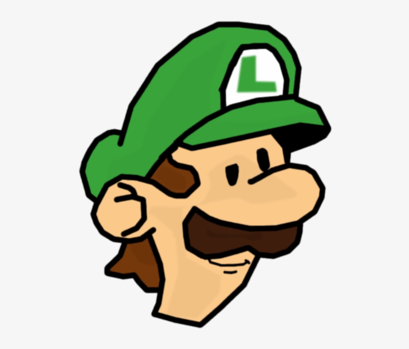 Smug-ass Luigi, transparent png download