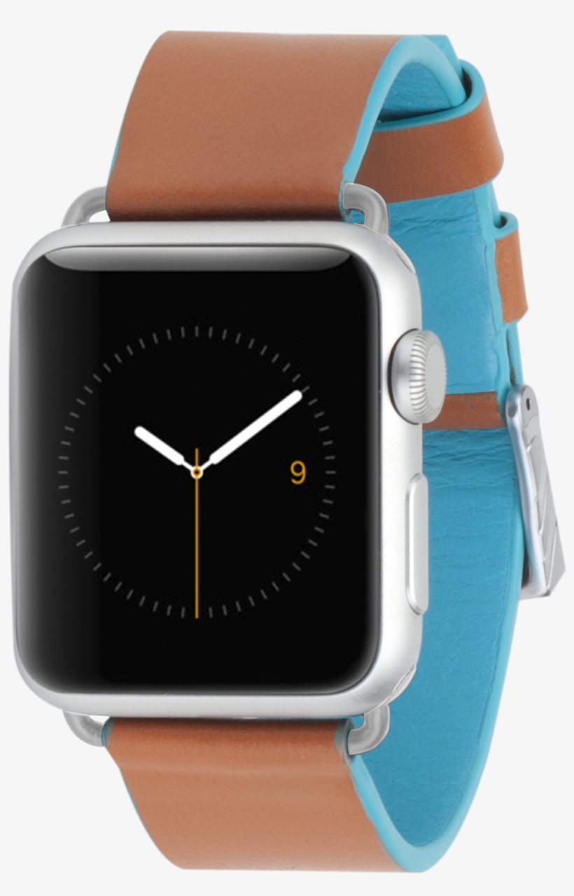38mm Apple Watchapple - Case-mate Edged Leather Strap For 38 Mm Apple Watch, transparent png download