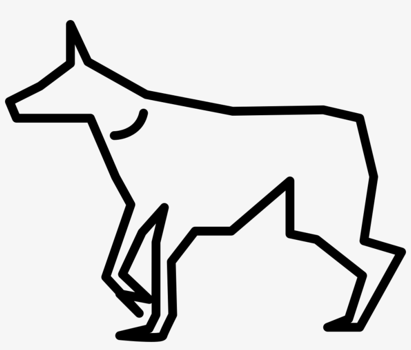 Dog Outline - - Esquema De Un Perro, transparent png download
