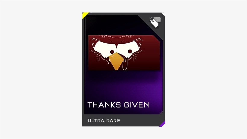Halo 5 Guardians Thanks Given Ultra Rare Emblem - Halo 5: Guardians, transparent png download