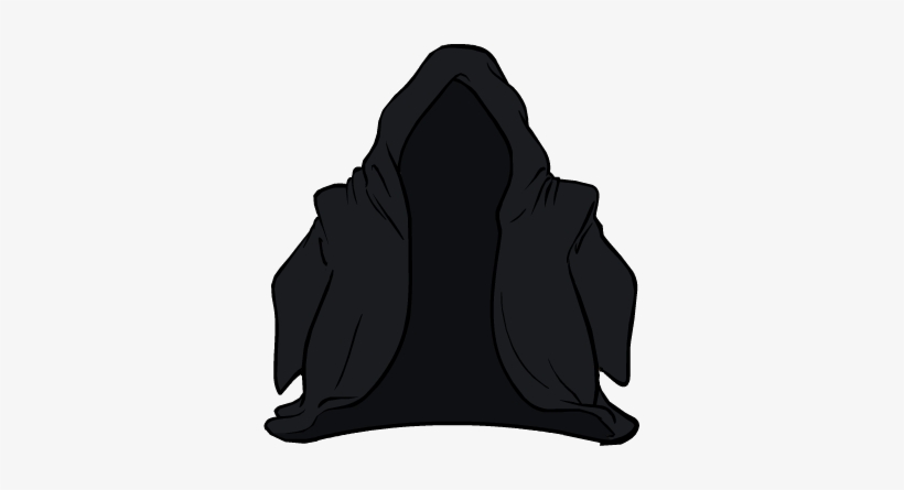 Black Jedi Cloak Icon - Hoodie, transparent png download