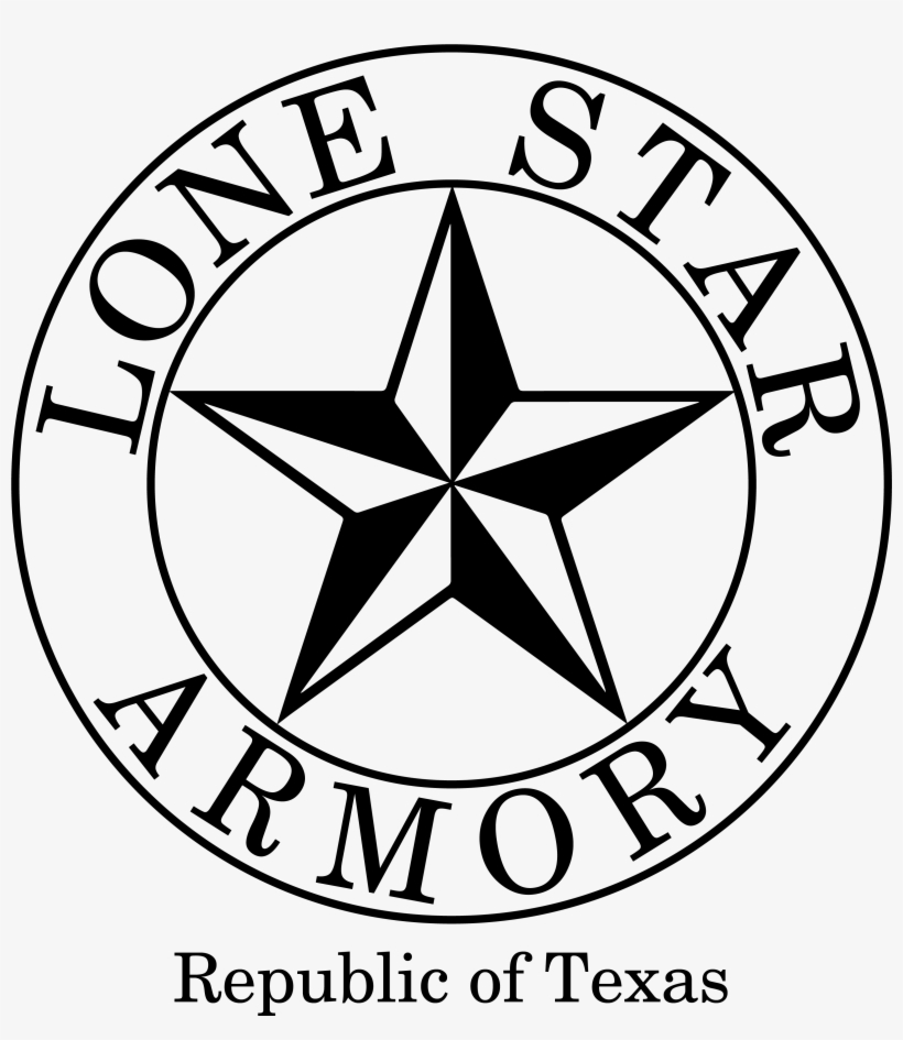 Banner Royalty Free Library Star Drawing At Getdrawings - Lone Star Armory, transparent png download