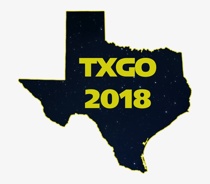 Txgo2018 - Thumb - - Texas Map, transparent png download