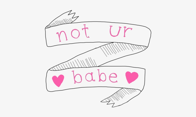 Images About On We Heart It See More About Tumblr Pink - Not Ur Bae, transparent png download
