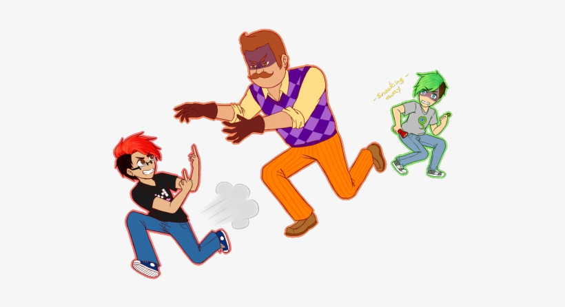 Markiplier Hello Neighbor Tumblr - Hello Neighbor Fanart, transparent png download