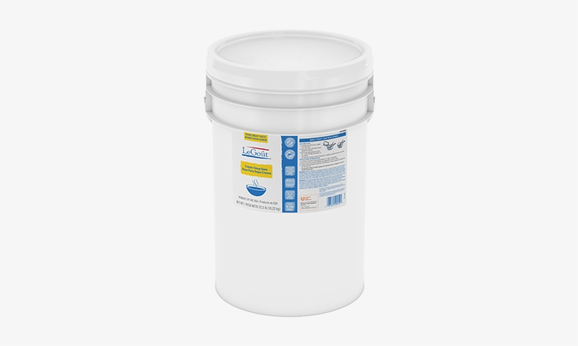 Legoût® Cream Soup Base Pail - Plastic, transparent png download