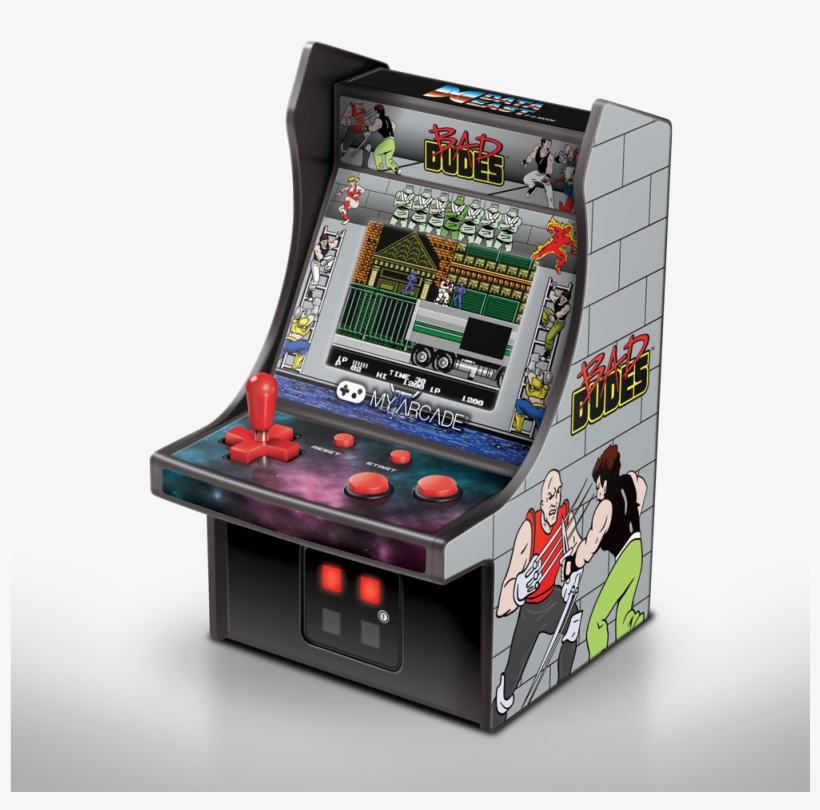 My Arcade Bad Dudes Micro Player Retro Arcade Cabinet - Bad Dudes Mini Arcade, transparent png download