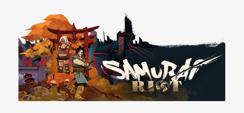 Samurai Riot Is A 2d Solo Or Coop Beat'em Up /arcade - Illustration, transparent png download