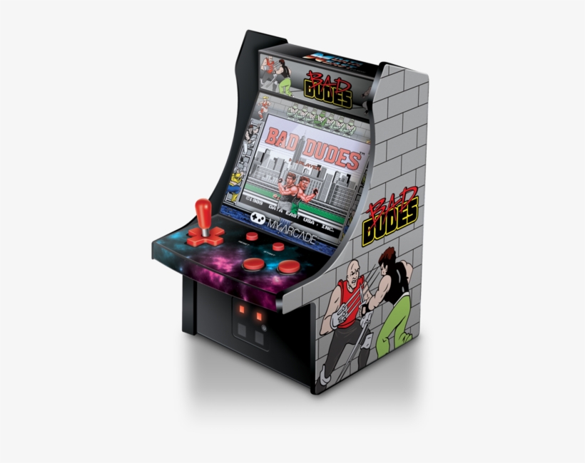 Bad Dudes Retro Mini Collectible Arcade Game - Bad Dudes Mini Arcade, transparent png download