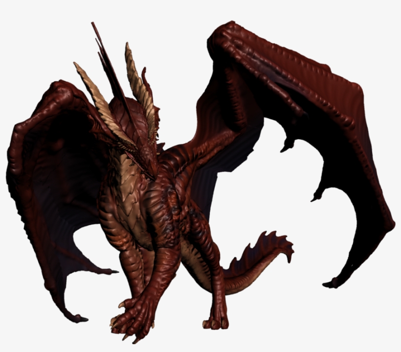 Red Dragon Test Pose 1 By Jeredulevenin-d4725mi - D&d Red Dragon Png, transparent png download
