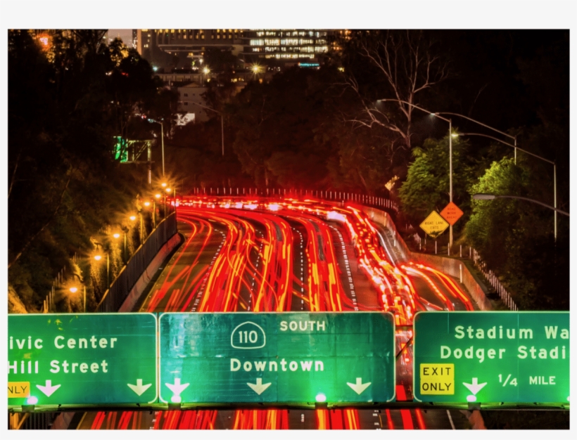 Los Angeles 102b Notecard - Night, transparent png download