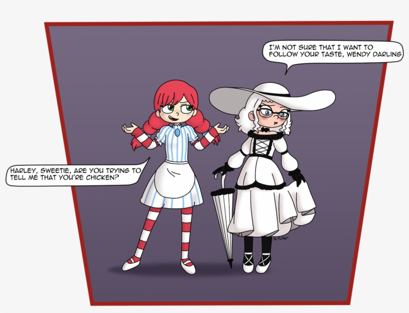 And Then Colonel Harland Sanders Became Lady Harlow - Usaritsu Wendy, transparent png download
