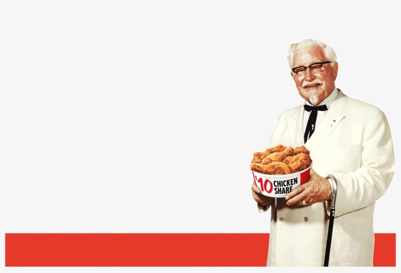Died December 16, 1980 In Loucolonel Sanders Born Harland - American Fast Food Restaurant Chain Kfc Kentucky Fried, transparent png download