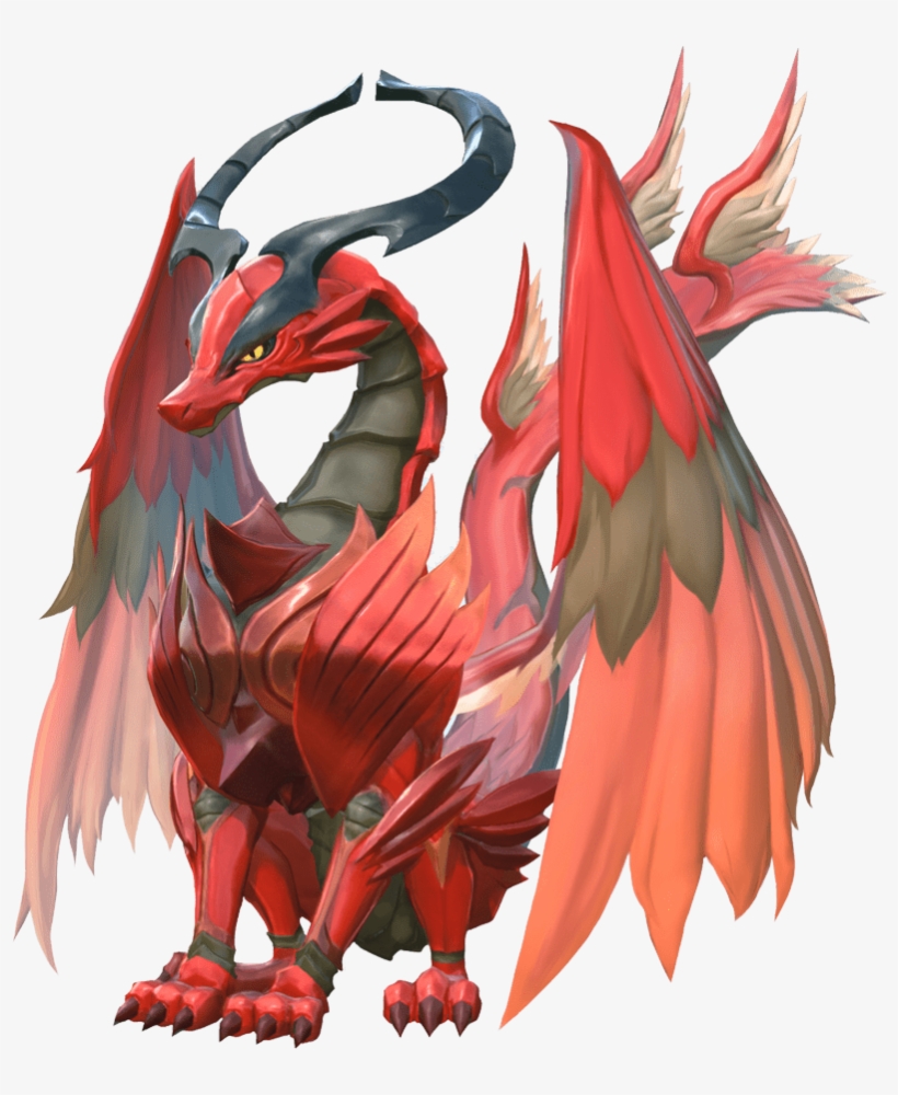 World Of Final Fantasy Dragon - Red Dragon World Of Final Fantasy, transparent png download