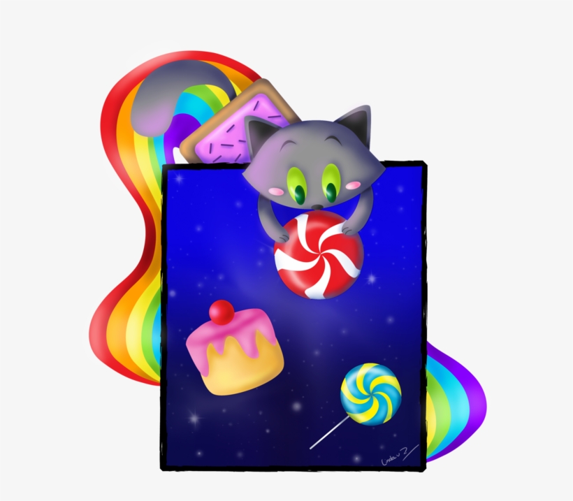 Nyan Cat 65 - Nyan Cat, transparent png download