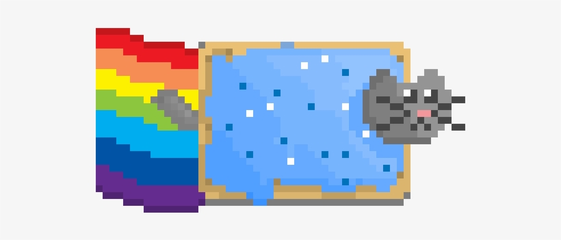 I Was Requested To Draw The Nyan Cat In A Slightly - Visual Arts, transparent png download