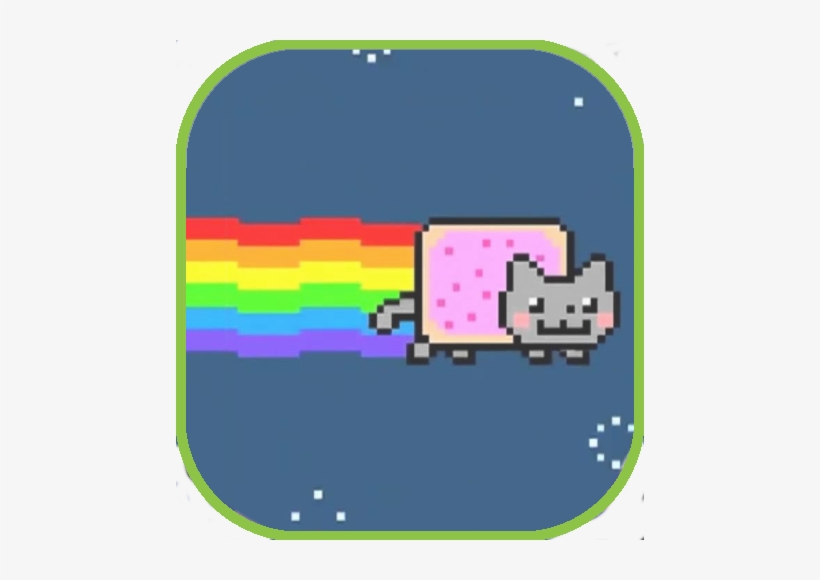 Jade Is 9 Years Old And A 5th Grader In The Usa - Moving Nyan Cat, transparent png download