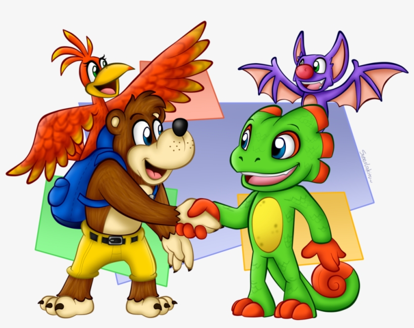 Akitu Banjo Tooie Yooka Laylee Banjo Kazooie - Banjo Kazooie Yooka Laylee, transparent png download