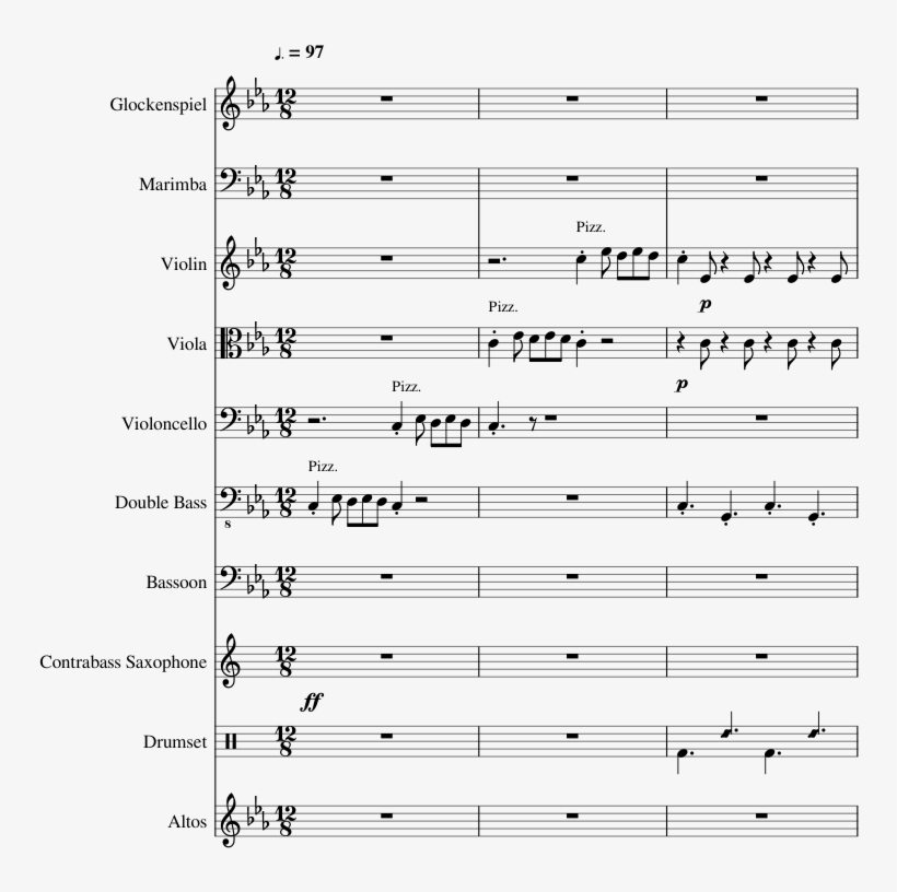 Lg-101709324 Sheet Music 1 Of 18 Pages - Sheet Music, transparent png download