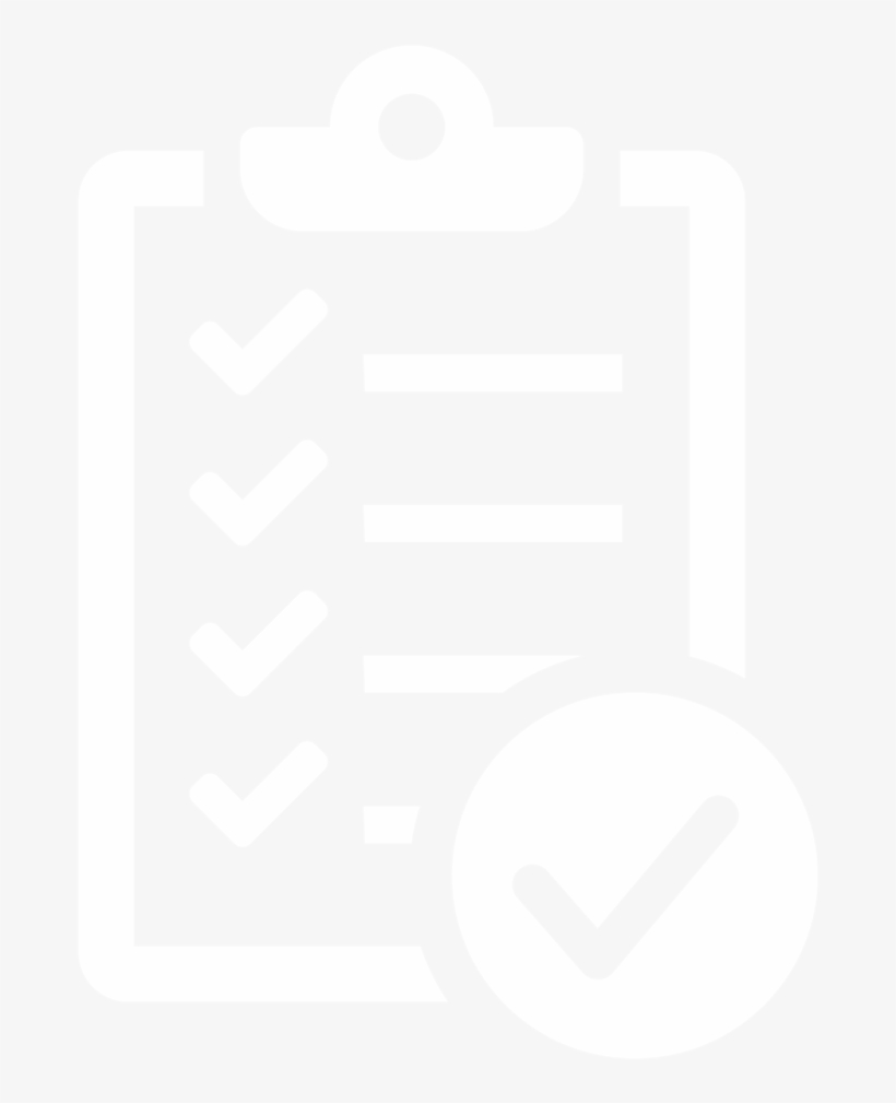 Cyberalliance Checklist Icon 1 1 [converted] White, transparent png download