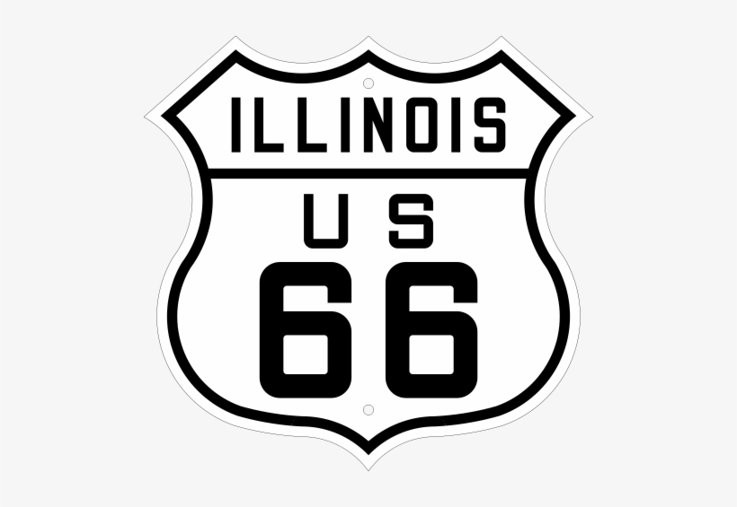 Rt66 Sign - Route 66 State Signs, transparent png download