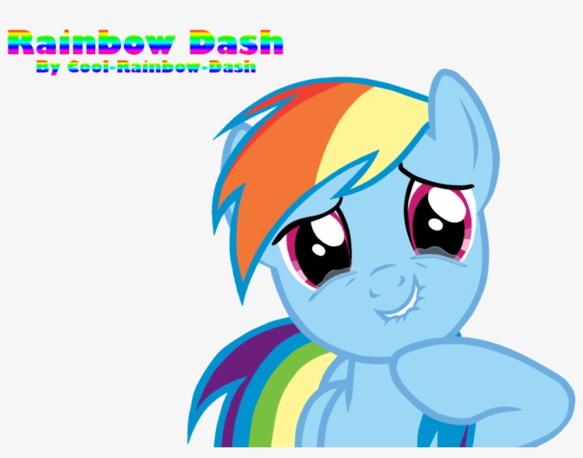Cool Rainbow Dash, Rainbow Dash, Safe, Simple Background, - My Little Pony Rainbow Dash Funny, transparent png download