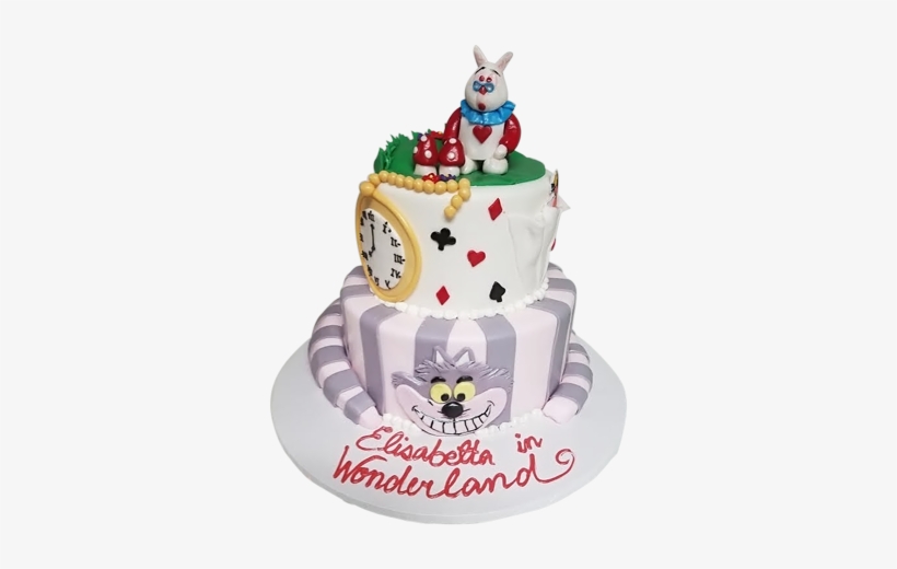 Alice In Wonderland Cake, transparent png download
