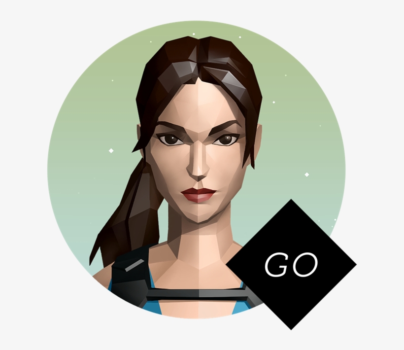 Square Enix Montreal Have Released Three Tracks From - Lara Croft Go Icon, transparent png download
