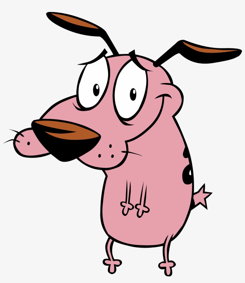 Courage The Cowardly Dog - Courage The Cowardly Dog Vector, transparent png download