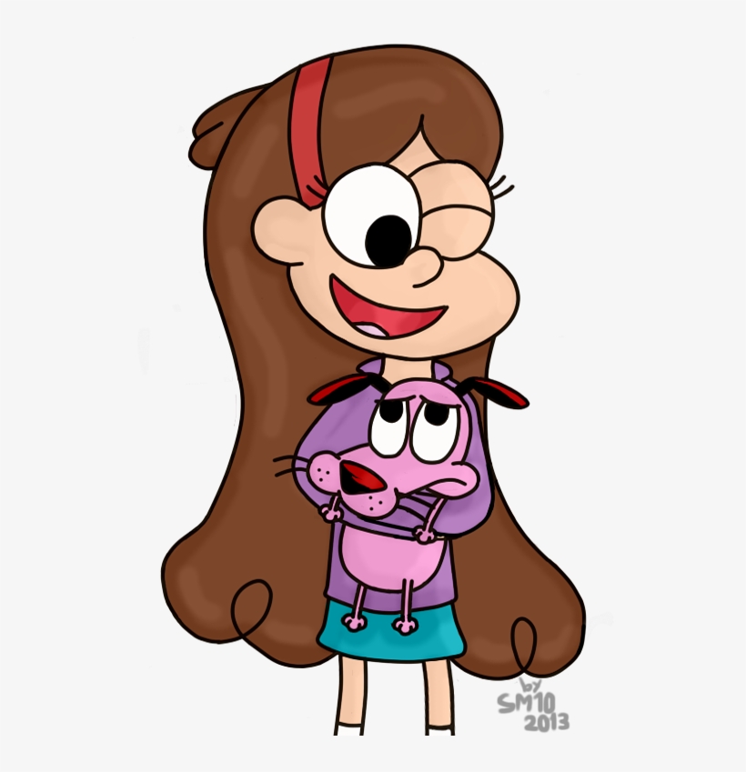 2013 Mabel Pines Dog Cartoon Facial Expression Nose - Mabel Pines And Courage The Cowardly Dog, transparent png download