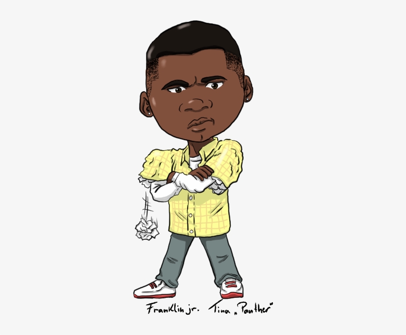 Gta Transparent Franklin Clinton - Franklin From Gta Drawing, transparent png download