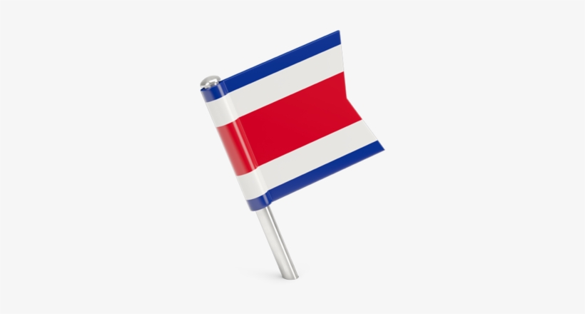 Costa Rica Flag Pin, transparent png download
