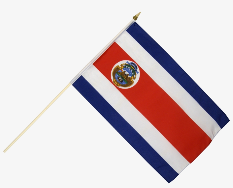Costa Rica Hand Waving Flag - Costa Rica Hand Flag, transparent png download