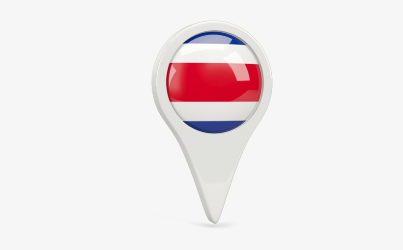 Illustration Of Flag Of Costa Rica - Costa Rica Flag Pin Png, transparent png download
