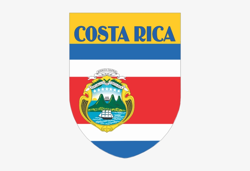 Flags Shield Style - Costa Rica Car Auto Mini Banners, transparent png download