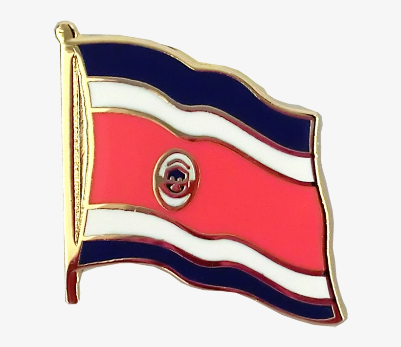 Flag Lapel Pin - Costa Rica - Flag Lapel Pin, transparent png download