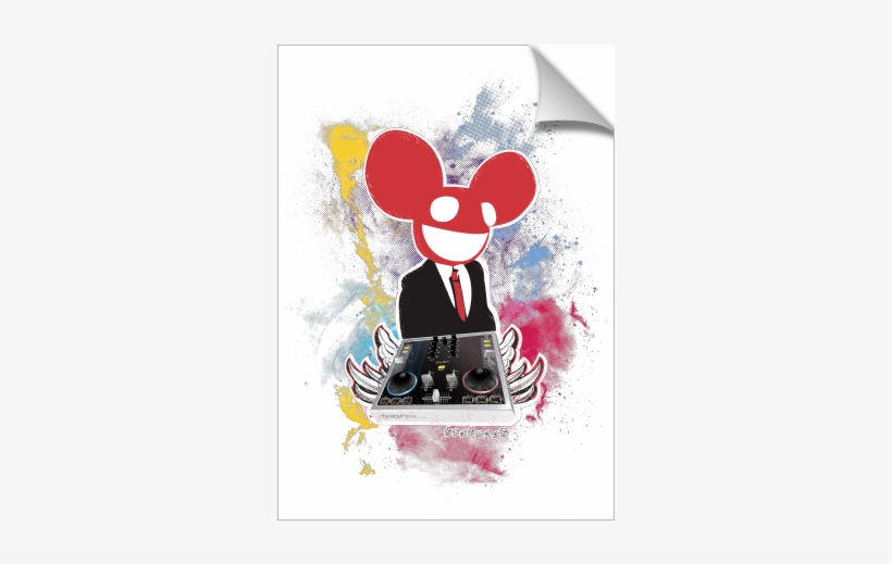 Deadmau5 - Deadmau5 House Electro Music Graffiti Art 16x12 Print, transparent png download