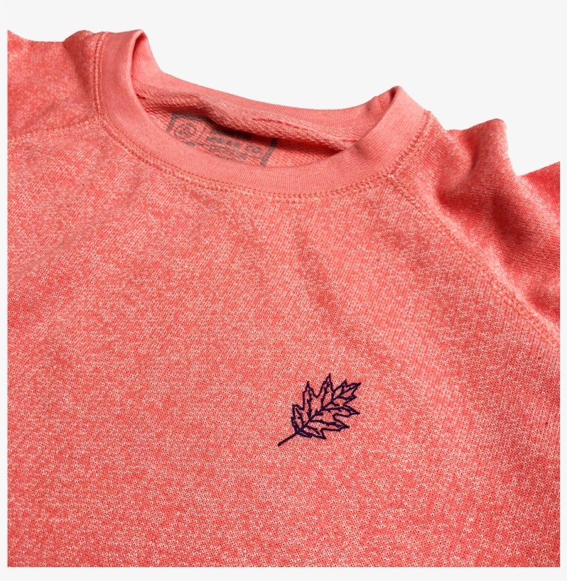 "oak Leaf" Cotton Candy Women's Snowflake Terry Crew - Oak, transparent png download