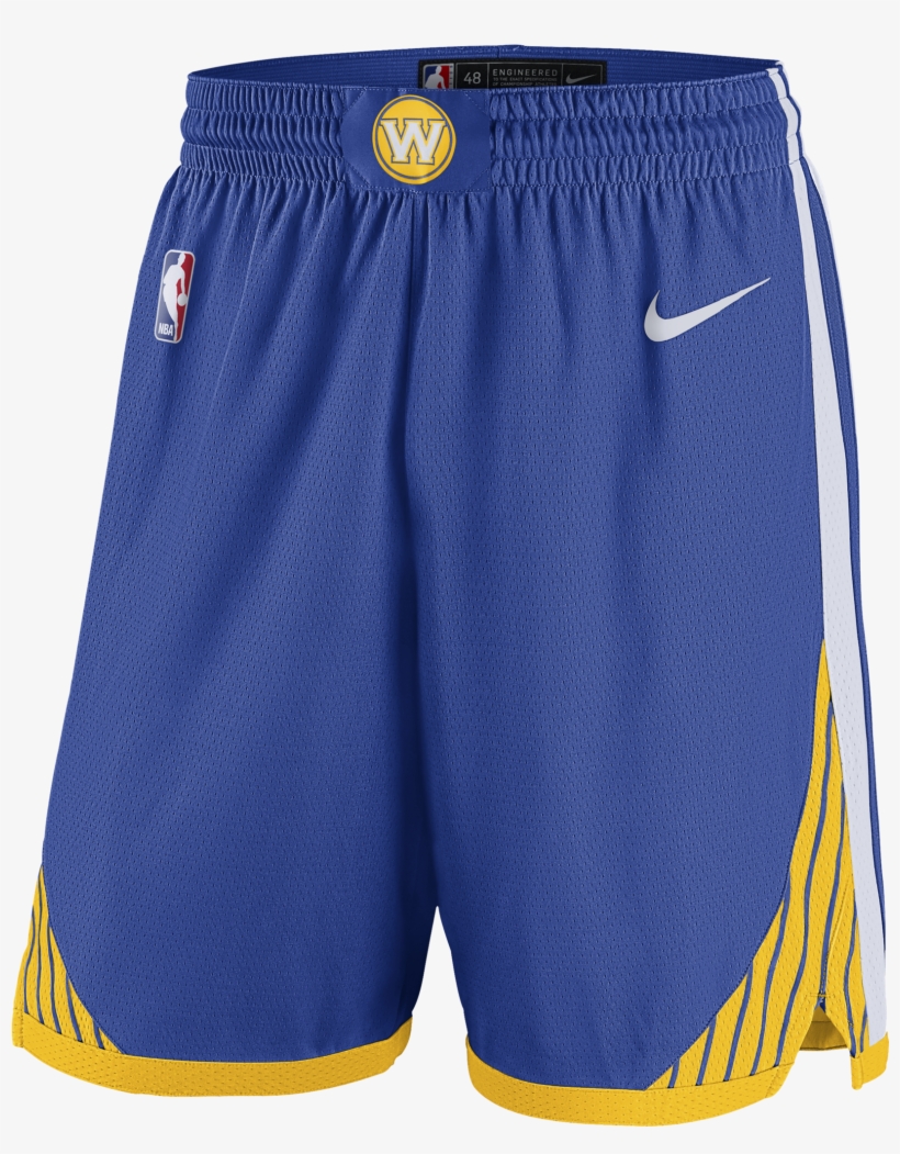 Nike Nba Golden State Warriors Swingman Road Shorts - Short Golden State, transparent png download