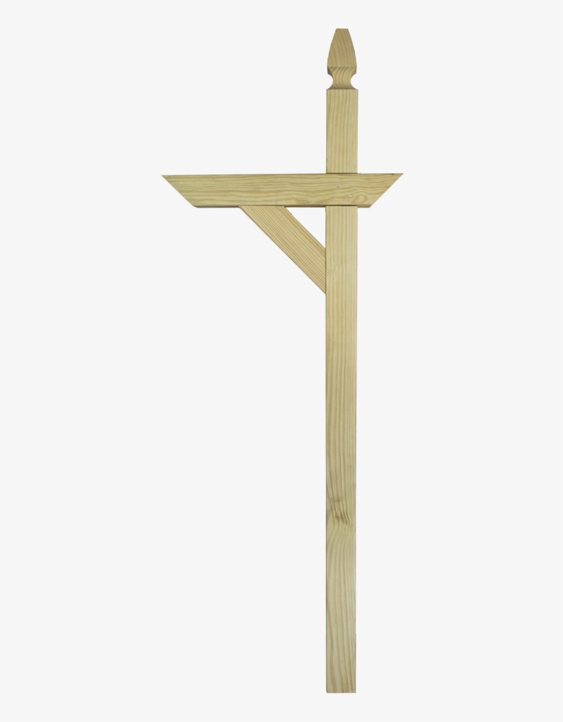 Mailbox On Post Png Banner Black And White Library - Gothic Mailbox Post, transparent png download