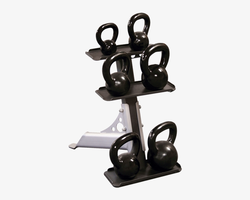 3-tier Kettlebell Rack - Body Solid Gdkr50, transparent png download