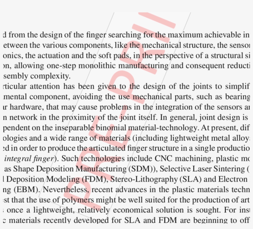 Prototype Of The Dexmart Hand With Enhanced Surface - Texte, transparent png download