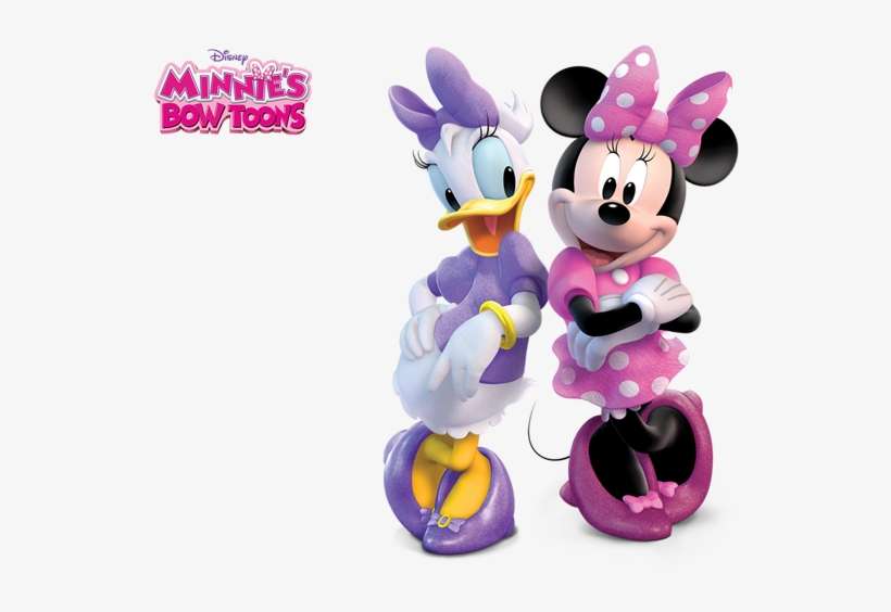 Minnie's Bow-toons Home Masthead - Daisy Duck Minnie Mouse, transparent png download