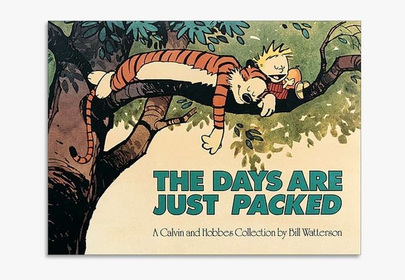 2thedaysarejustpacked1 - Calvin And Hobbes The Days Are Just Packed, transparent png download