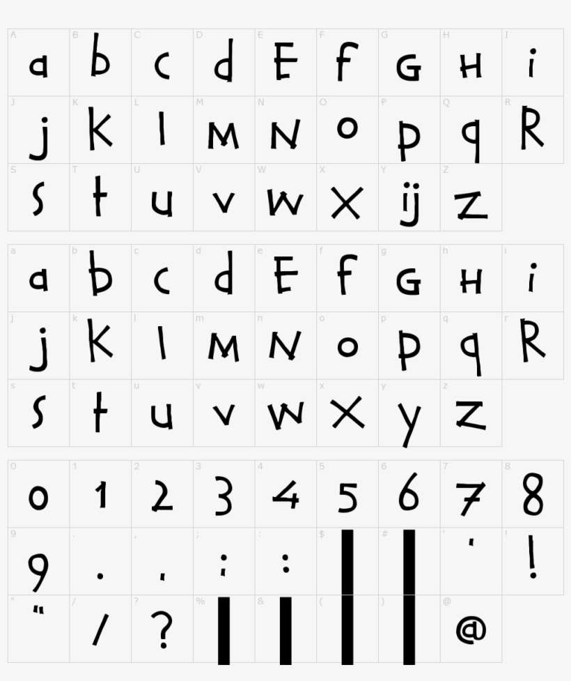 Calvin And Hobbes Font - Computer Font, transparent png download