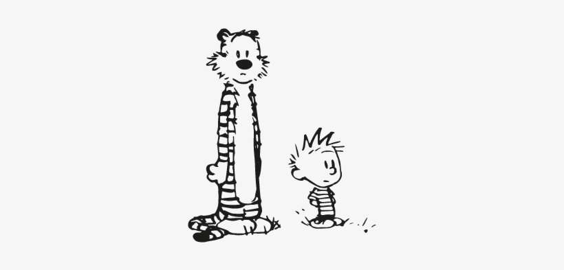 Calvin And Hobbes Vector Logo - Calvin And Hobbes Png, transparent png download