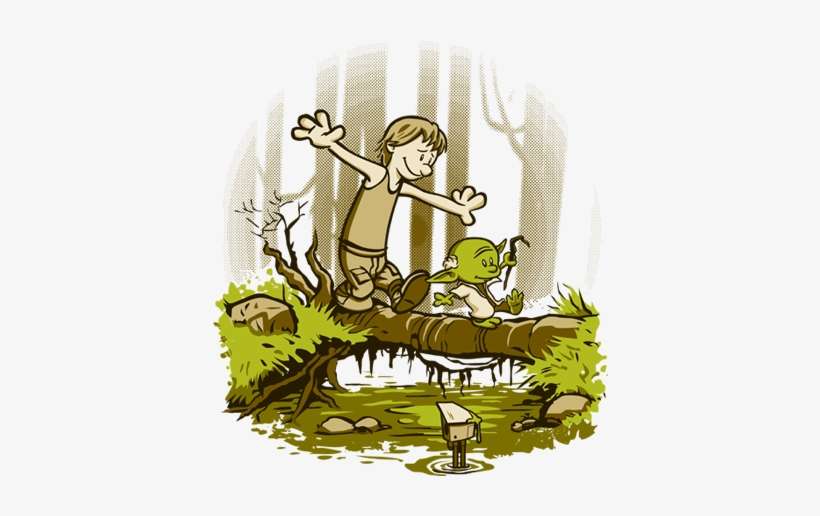Luke Skywalker Leia Organa Chewbacca Mammal Vertebrate - Calvin And Hobbes Memes, transparent png download